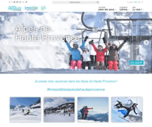 Alpes-Haute-Provence.fr(Alpes de Haute Provence Tourisme) Screenshot