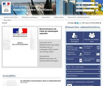 Alpes-Maritimes.gouv.fr(Actualités) Screenshot