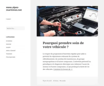 Alpes-Maritimes.net(Alpes Maritimes) Screenshot