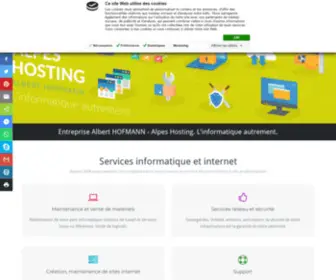 Alpeshosting.com(Entreprise Albert HOFMANN) Screenshot