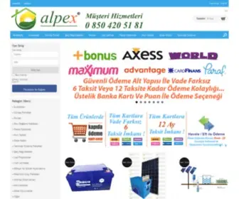 Alpexpower.com(Solar Enerji Marketiniz) Screenshot