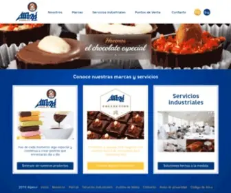 Alpezzi.com.mx(Alpezzi Chocolate) Screenshot