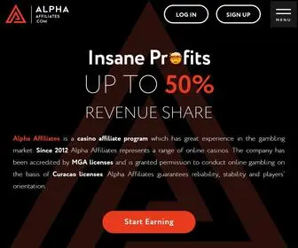 Alpha-Affiliates.com(Alpha Affiliates) Screenshot