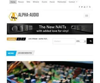 Alpha-Audio.nl(Alpha audio) Screenshot