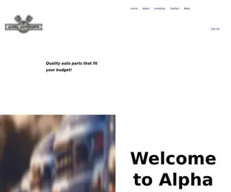 Alpha-Autoparts.com(Car Parts) Screenshot