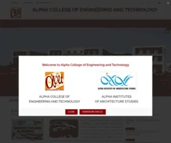 Alpha-Cet.in(Alpha College of Engineering and Technology) Screenshot