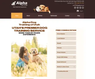 Alpha-Dog-Training-SLC.com(Alpha Dog Training) Screenshot