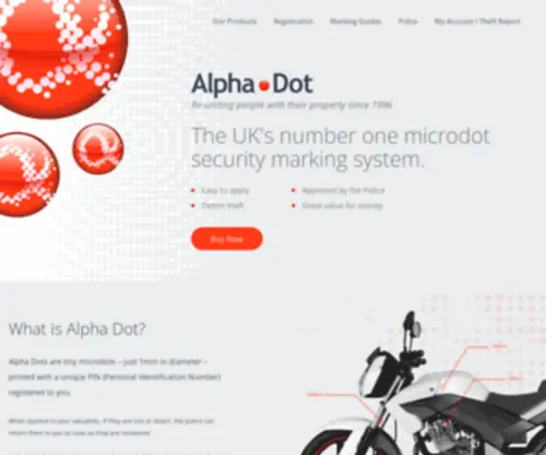 Alpha-Dot.co.uk(Alpha Dot) Screenshot