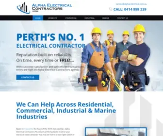 Alpha-Electrical.com.au(Alpha Electrical) Screenshot