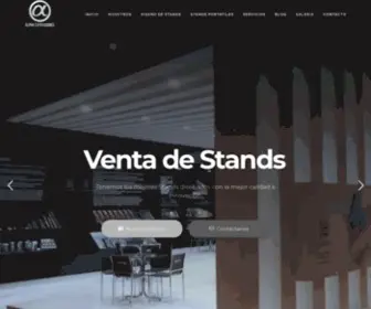 Alpha-Exposiciones.com(Stands para exposiciones: Diseño) Screenshot
