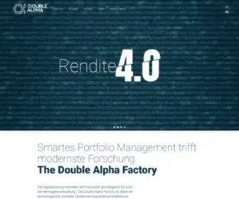 Alpha-Factory.de(The Double Alpha Factory) Screenshot