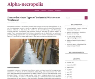 Alpha-Necropolis.com(Egyptologie) Screenshot