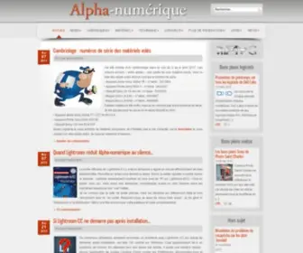 Alpha-Numerique.fr(Alpha-numérique) Screenshot