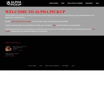 Alpha-Pickup.com(ALPHA PICKUP) Screenshot