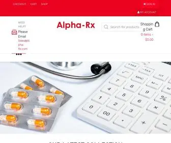 Alpha-RX.com(Quality healthcare and fitness products) Screenshot