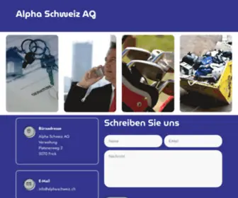 Alpha-SChweiz.ch(Alpha Schweiz AG) Screenshot