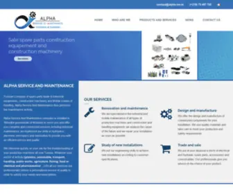 Alpha-SM.tn(Alpha Service Et Maintenance Alpha Service Et Maintenance) Screenshot
