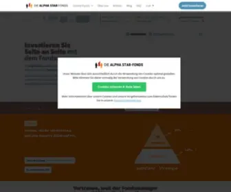 Alpha-Star-Aktienfonds.de(Die Alpha Star) Screenshot