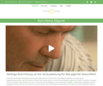 Alpha-Wissen.com(Karl Heinz Allgaier) Screenshot