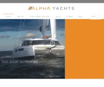 Alpha-Yachts.com(Alpha Yachts) Screenshot