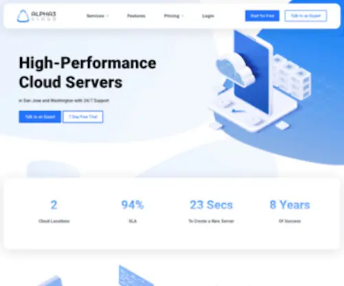 Alpha3Cloud.com(Alpha3 Cloud) Screenshot