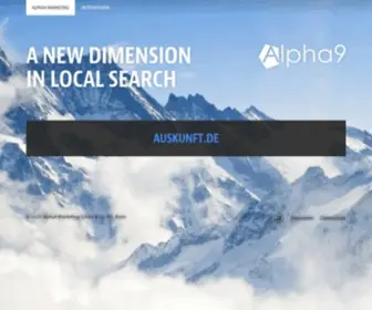 Alpha9Marketing.com(Webdesign, Online Marketing, Webentwicklung und Fulfillment) Screenshot