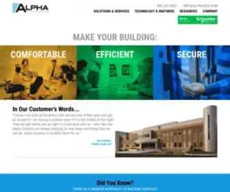 Alphaacs.com(Alpha Controls & Services) Screenshot