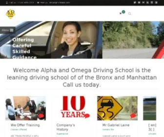 Alphaandomegadrivingschool.net(Driving Instruction in Bronx New York) Screenshot