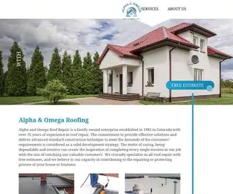 Alphaandomegaroofrepair.com(Alpha & Omega Roof Repair) Screenshot