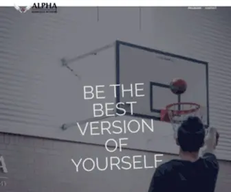 Alphabasketballacademy.com(Be The Best Version of Yourself) Screenshot