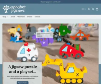 Alphabetjigsaws.com(Jigsaw Puzzles For Kids) Screenshot