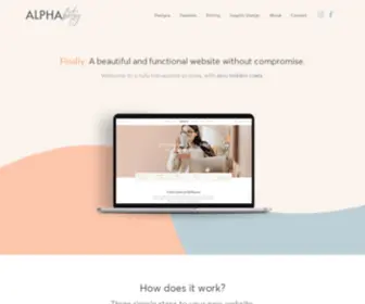 Alphabetsy.com.au(Beautiful & Functional Websites without Compromise) Screenshot