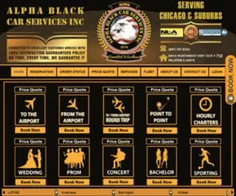 Alphablackcar.com(Palatine Limo & Wedding Limousine Service) Screenshot