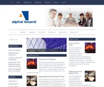 Alphaboard.com(Alpha Board) Screenshot