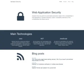 Alphabot.com(Alphabot Security) Screenshot