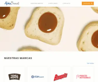 Alphabrands.com(Alpha Brands: Marcas innovadoras de Latinoamérica) Screenshot