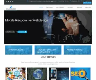 Alphabusinessdesigns.com(Website Design company) Screenshot