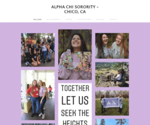 Alphachichico.org(ALPHA CHI SORORITY) Screenshot