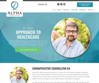 Alphachiropractic.com(New Patient Special) Screenshot