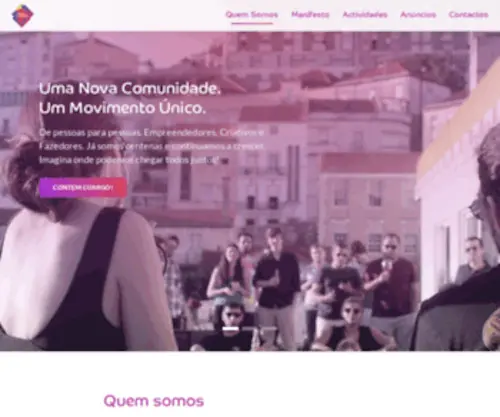 Alphacoimbra.com(Quem Somos) Screenshot