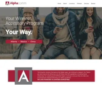 Alphacomm.com(Alpha Comm Enterprises) Screenshot
