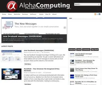 Alphacomputing.net(Alpha Computing) Screenshot