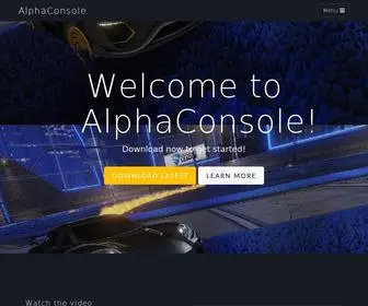 Alphaconsole.net(AlphaConsole's Official) Screenshot
