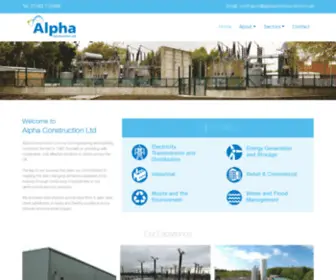 Alphaconstruction.co.uk(Alpha Construction) Screenshot