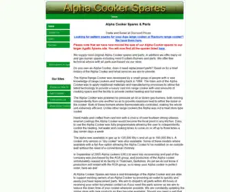 Alphacookerspares.com(Alpha Cooker Spares) Screenshot