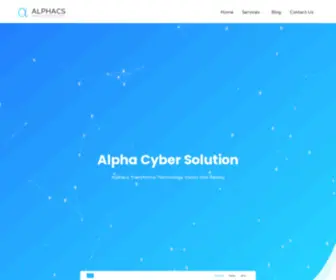 Alphacs.in(Transforming Technology Vision Into Reality) Screenshot