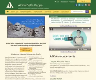 Alphadeltakappa.org(Alpha Delta Kappa) Screenshot
