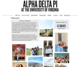 Alphadeltapiuva.com(Alpha Delta Pi at UVA) Screenshot