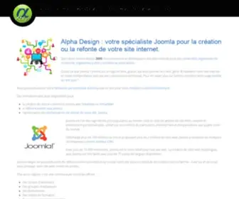 Alphadesign.fr(Spécialiste & Expert Joomla) Screenshot