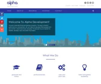 Alphadevelopment.com(Alpha Development) Screenshot